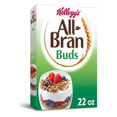 Kellogg's All-Bran Buds Breakfast Cereal Original, 22 Oz - Walmart.com ...