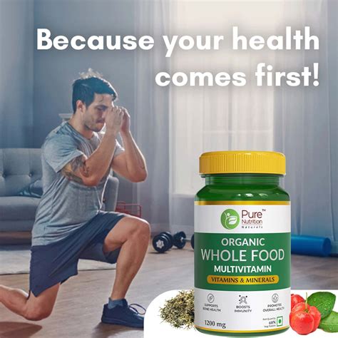 Buy PURE NUTRITION ORGANIC WHOLE FOOD MULTIVITAMIN, IMPROVES OVERALL ...