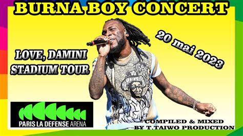 Burna Boy Concert 2023 Paris