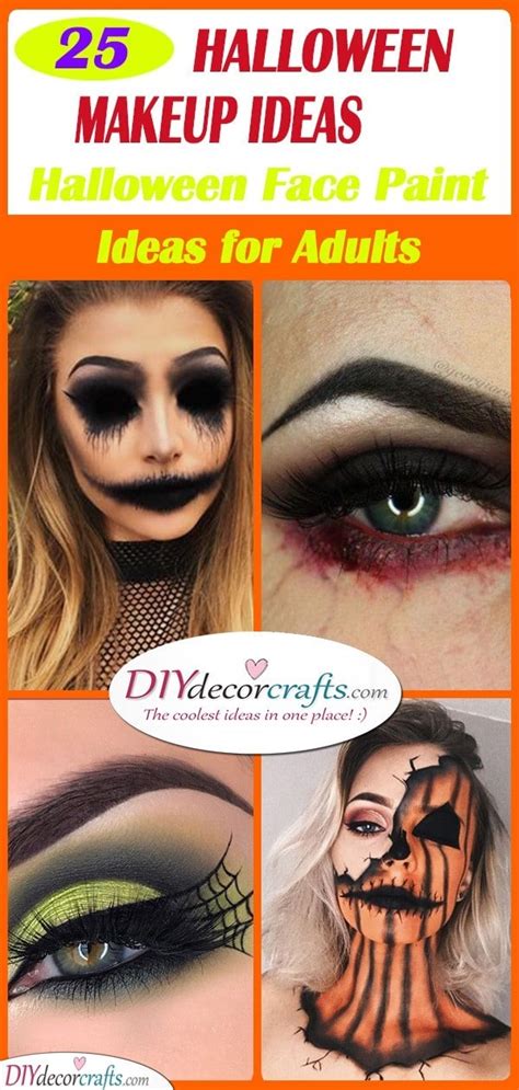 Easy Halloween Makeup Ideas - Halloween Face Paint Ideas for Adults