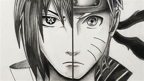 Naruto and sasuke drawing - YouTube