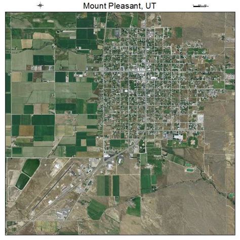 Aerial Photography Map of Mount Pleasant, UT Utah