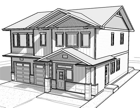 House Sketch Step By Step at PaintingValley.com | Explore collection of ...