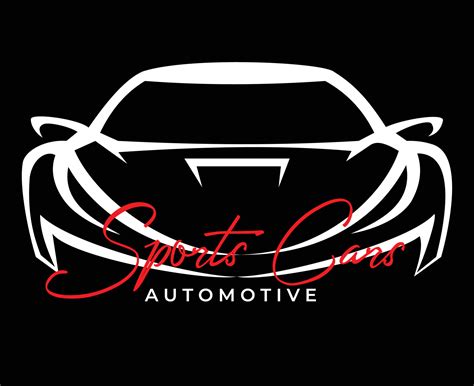 cool sports car logo front view 8514883 Vector Art at Vecteezy