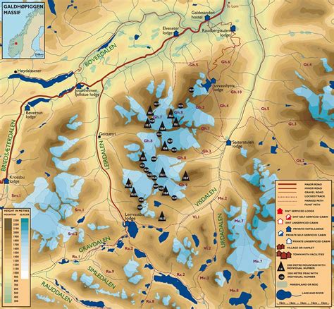 Scandinavian Mountains - Galdhøpiggen Massif