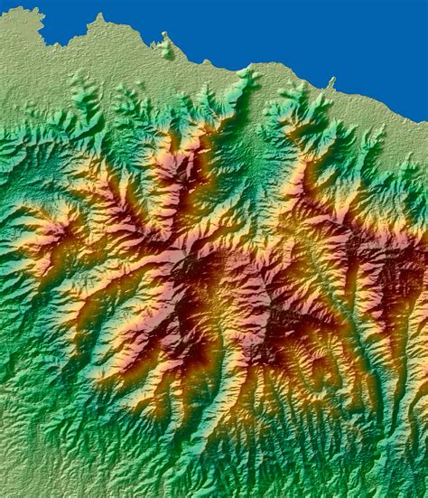 Digital Elevation Model Map