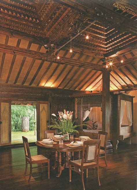 Home Interior Design: Joglo Home Modern Javanese