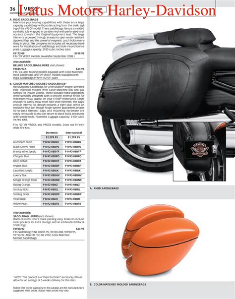 Harley-Davidson V-Rod® Parts and Accessories Catalog by Harley-Davidson ...