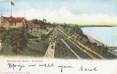 Whitefish Bay Resort | Postcard | Wisconsin Historical Society