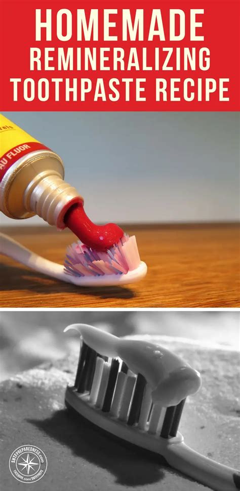 Homemade Remineralizing Toothpaste Recipe