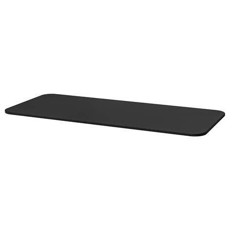 BEKANT table top black stained ash veneer 140x60 cm | IKEA Eesti