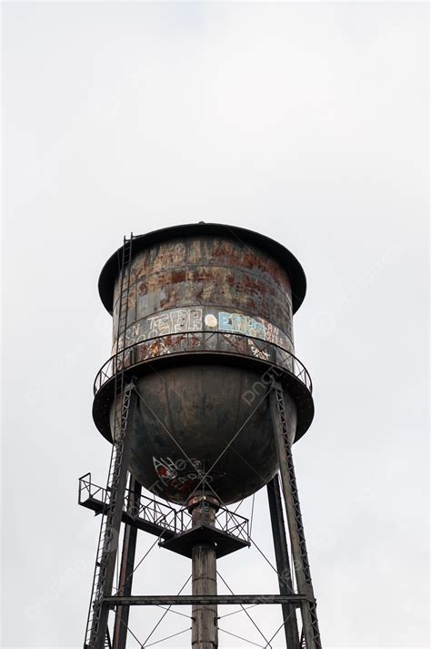 Rusty Graffiti Covered Water Tower Rusty Water Tower Rust Photo Background And Picture For Free ...