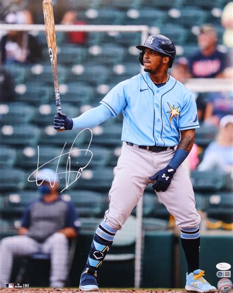 Wander Franco Signed Rays 16x20 Photo (JSA & Franco) | Pristine Auction