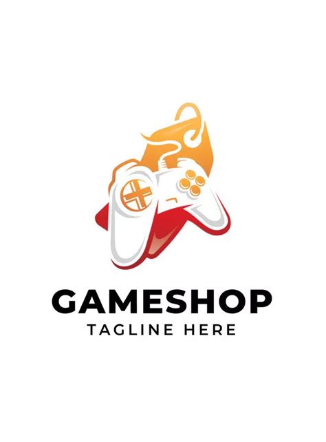 Game Shop - Logo Template AI, EPS | Logo templates, Shop logo, Templates