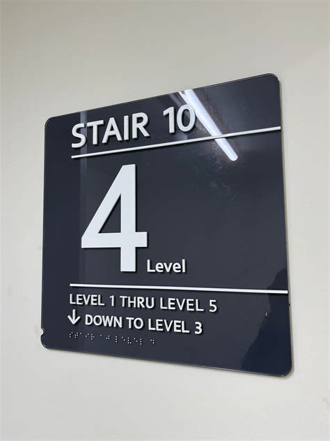 Enhancing Accessibility through Braille Signage