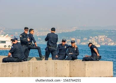 Young Attractive Smiling Turkish Police Men Stock Photo 1563764251 ...