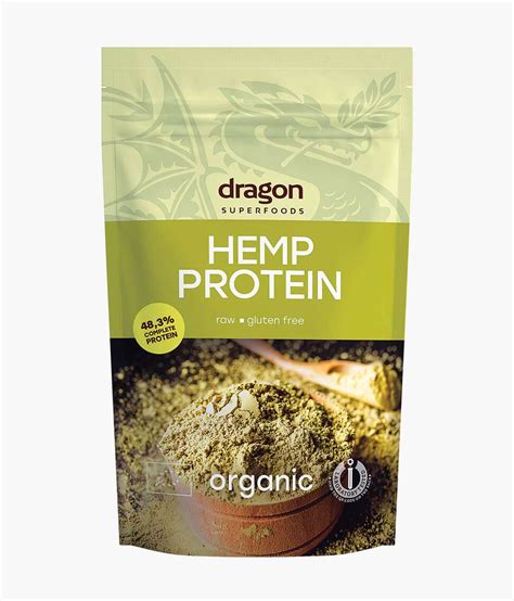 Hemp Protein, 50% protein, Dragon Superfoods, (200g)