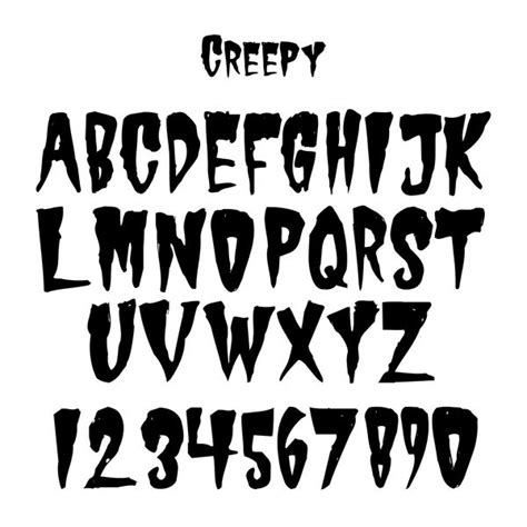 Creepy Horror Fonts - freeradioprovo.tk | Monster font, Horror font, Lettering alphabet fonts