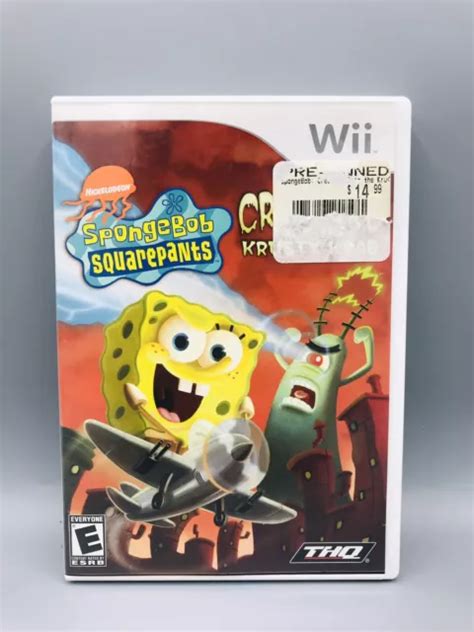 SPONGEBOB SQUAREPANTS : Creature from the Krusty Krab (Nintendo Wii ...