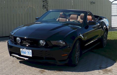 Black 2010 Ford Mustang GT Convertible - MustangAttitude.com Photo Detail