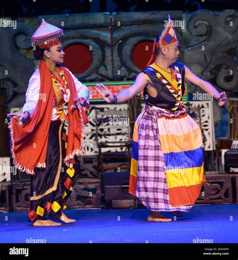 bidayuh culture dance at the Sarawak Culture Village in Kuching Malaysia Stock Photo - Alamy