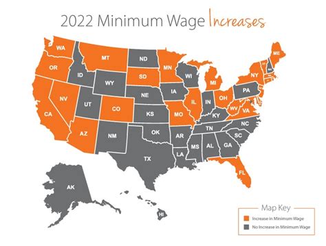 2022 Minimum Wage Increases by State