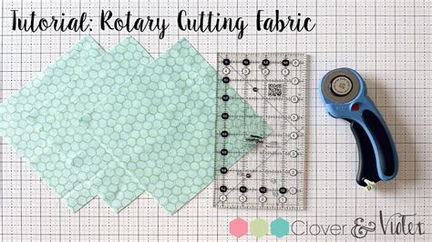 Tutorial: Rotary Cutting Fabric - YouTube