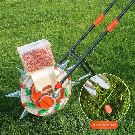 double function fertilizer seeder for small seed 12 nozzles manual seed planter | HUSTIL,OO POWER