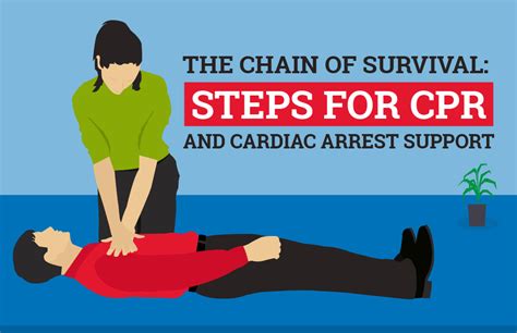 Cardiac Chain of Survival Steps for CPR and Cardiac Arrest Support