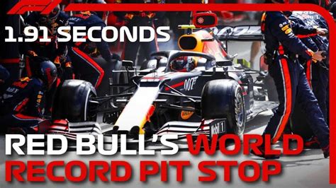 Watch Red Bull Set Record F1 Pit Stop In Just 1.91 Seconds