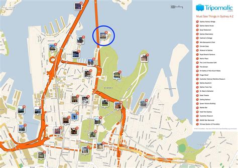 Sydney opera house map - Map of sydney opera house (Australia)