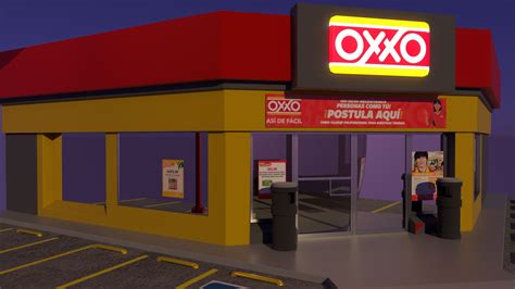 3D OXXO Convenience Store Model - TurboSquid 2137882