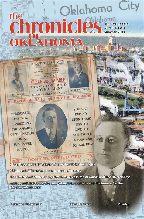 Chronicles of Oklahoma, Volume 89, Number 2, Summer 2011 - The Gateway to Oklahoma History