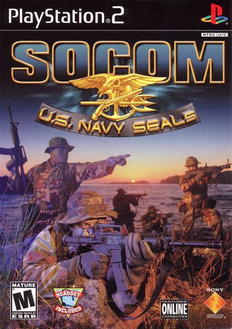 SOCOM: U.S. Navy SEALs (2002) PlayStation 2 box cover art - MobyGames