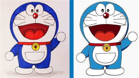 Doraemon Drawing Painting Coloring | How to Draw and Color Kids TV - YouTube