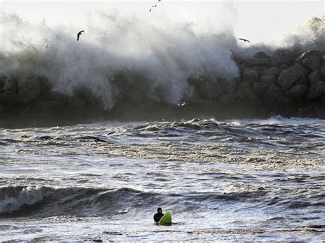 California waves are getting bigger as the climate warms : NPR