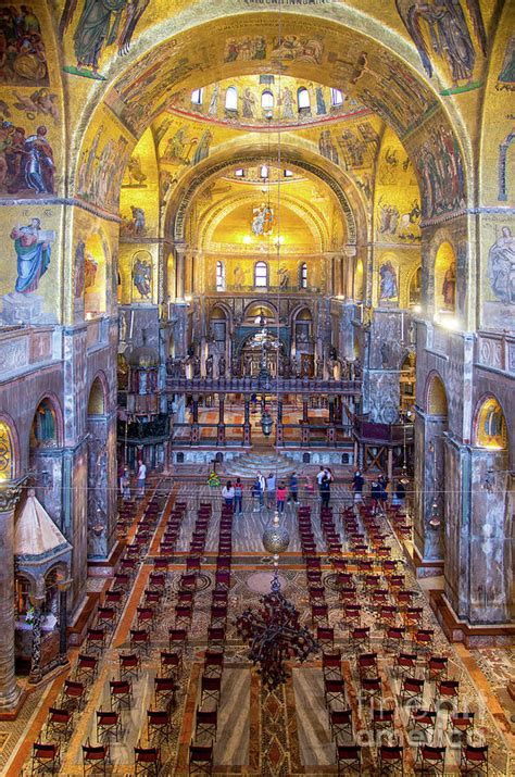 interior of basilica at San Marco in Venice, Italy Photograph by Jan Fritz - Fine Art America