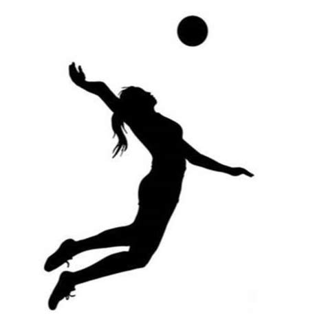 Volleyball Spike Silhouette at GetDrawings | Free download