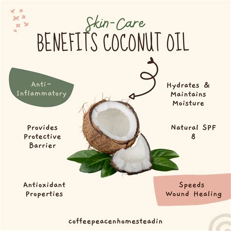 Skin-Care Benefits Of Coconut Oil – Coffee Peace N' Homesteadin