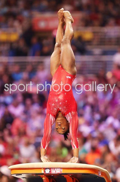 Simone Biles vault US Gymnastic Trials St Louis Missouri 2021 Images | Gymnastics Posters