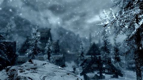 Winterhold Landscape Wallpaper by M3ales on DeviantArt