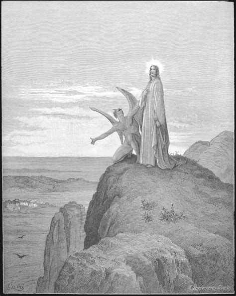 Gustave Doré: The Temptation by the Devil