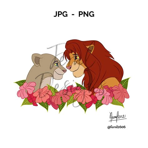 Simba And Nala Drawings