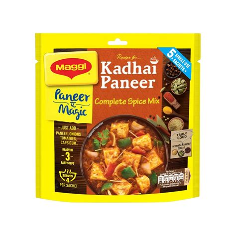 Maggi Paneer-ae-Magic Kadhai Paneer Masala (5 Sachets) Price - Buy Online at Best Price in India