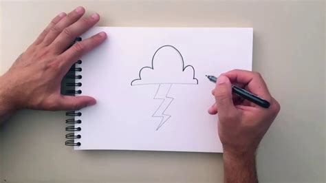 How To Draw a Storm Cloud - YouTube