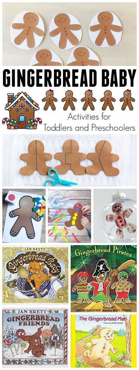 Gingerbread Baby Activities for Toddlers and Preschoolers