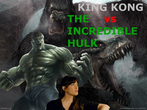 King Kong vs The Incredible Hulk poster by MrJLM18 on DeviantArt