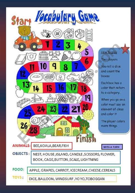 96 best ideas for coloring | English Vocabulary Games For Kids