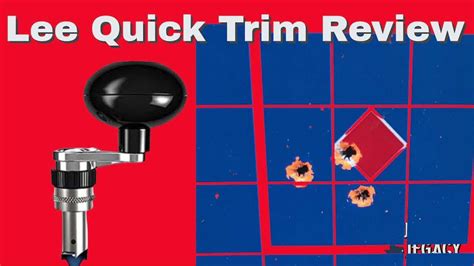 Lee Precision Quick Trim Case Trimmer Review - YouTube