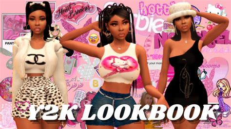 Y2K LOOKBOOK | SIMS 4 CAS + CC LINKS ♡ - YouTube